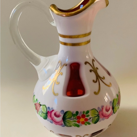 Bohemia Art Glass Czech Cased Glass 6” - Picture 8 of 11